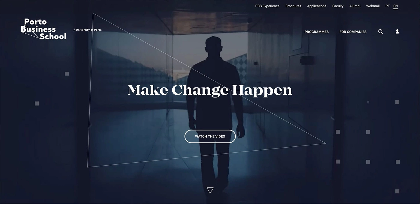 Porto Business School website
