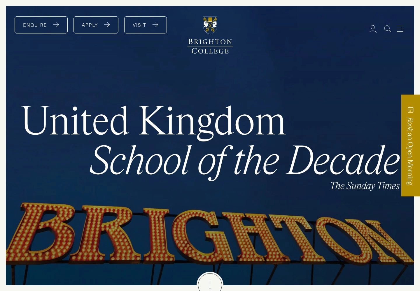 Brighton College: главная страница школы