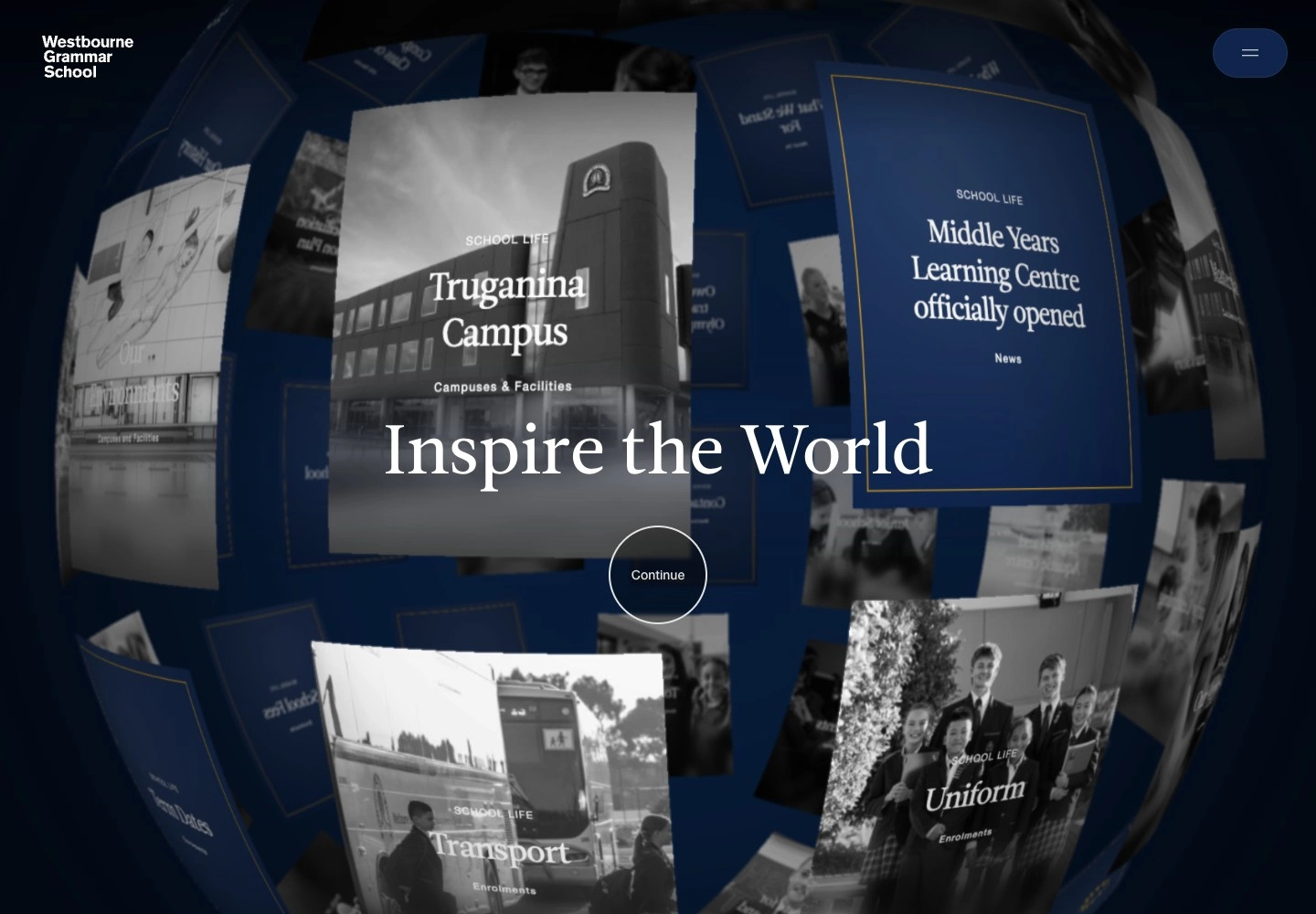 Westbourne Grammar School: анимированное вступление